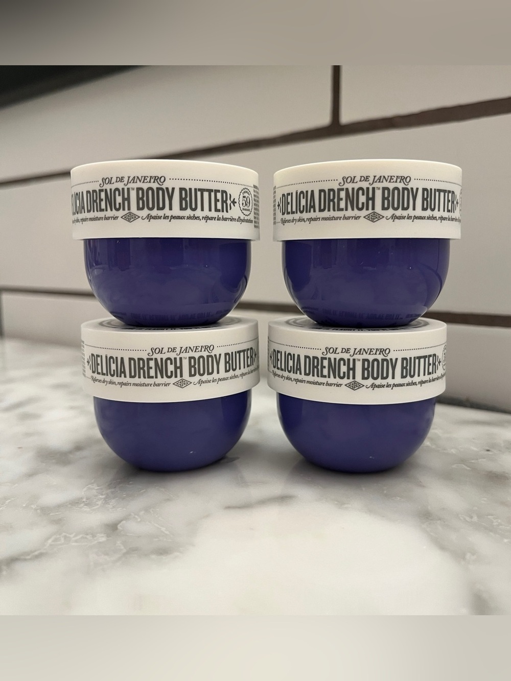 4x SOL DE JANEIRO Delicia Drench Body Butter  - Travel Sizes